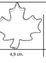 Blad esdoorn 2 rvs-4535